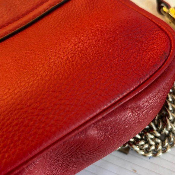 Gucci Soho Flap Red Leather tassel bag - Picture 7 of 16